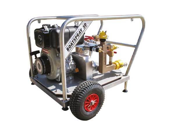 Boatspray 50 pump unit with wheel kit